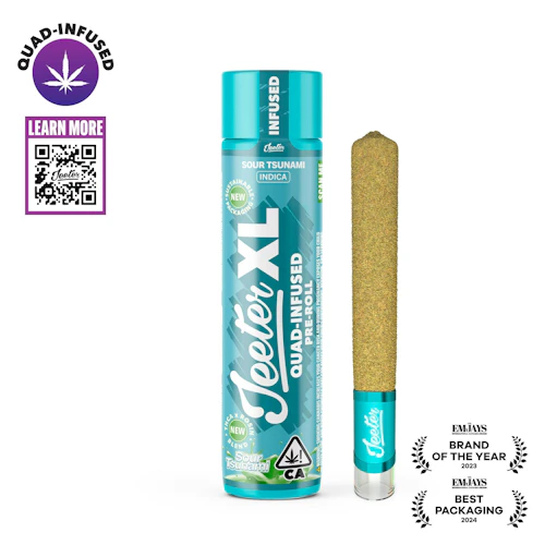 Jeeter - 2g Quad Infused Preroll - Sour Tsunami
