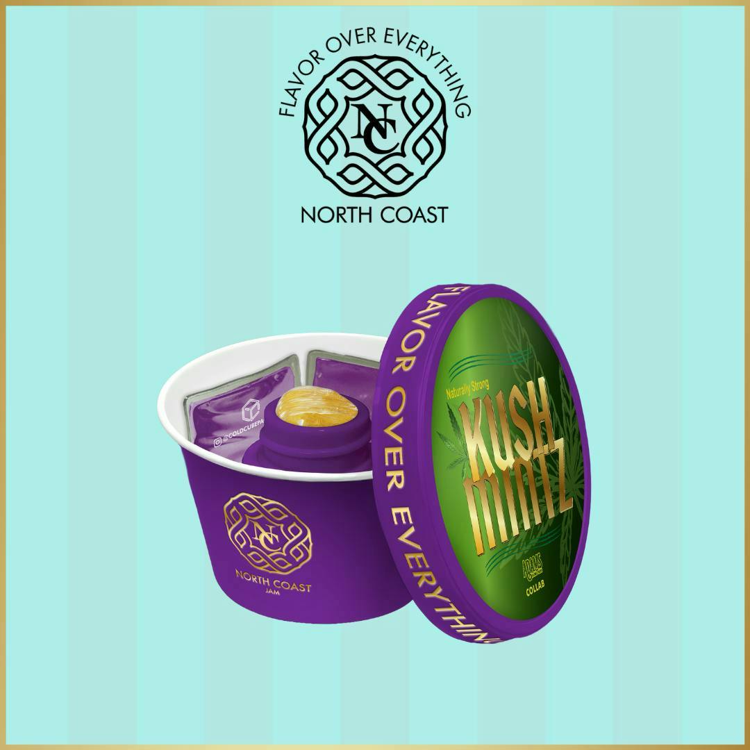 North Coast x Adam's Family | Hash Rosin Jam - 1g - Kush Mintz