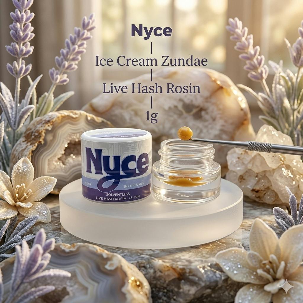 Product Nyce | Ice Cream Zundae | Live Hash Rosin | 1g