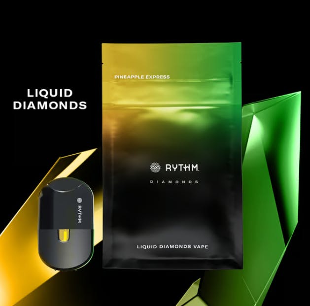 Product GTI Rythm Disposable (Liquid Diamonds) - Pineapple Express (Hybrid) 1g