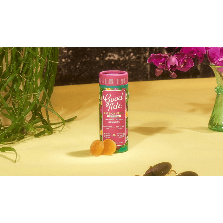 Good Tide 10pk Good Tide Passion Fruit Gummies Indica Rosin + CBD