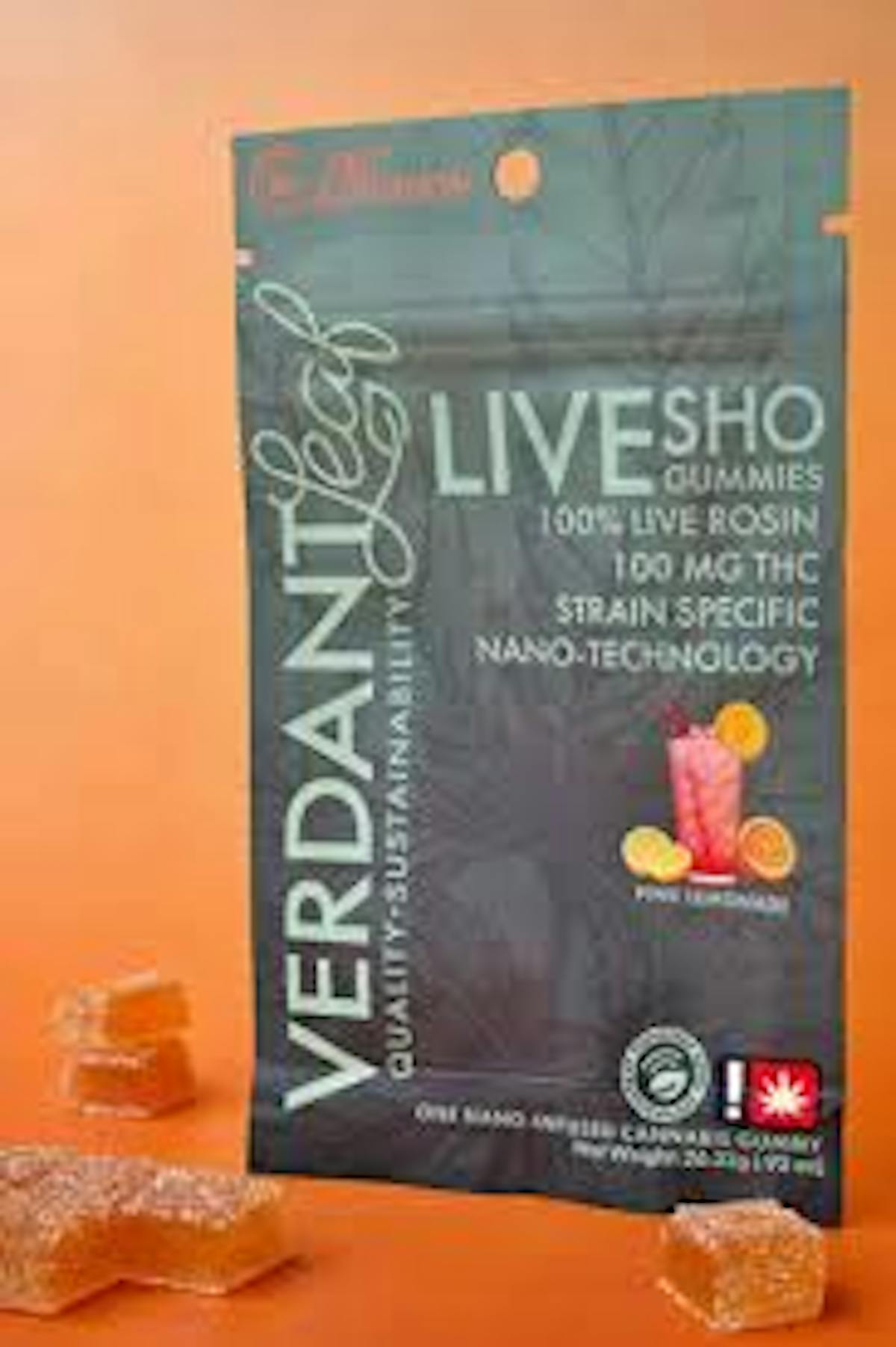 Photo of Pink Lemonade Live SHO Gummy 100mg (Verdant Leaf)