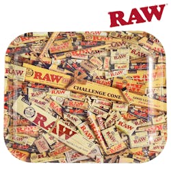 Raw | Large Paper Mix Rolling Tray - 13.6in x 11in