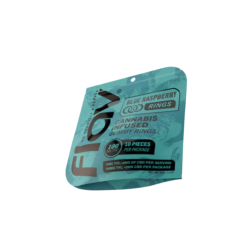 Blue Raspberry Rings – 100mg-1