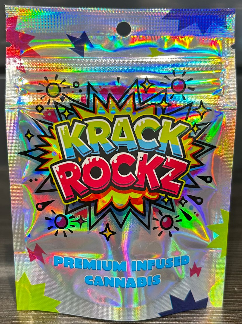 Krack Rockz Prepackaged Infused Flower | Green Bay Grape