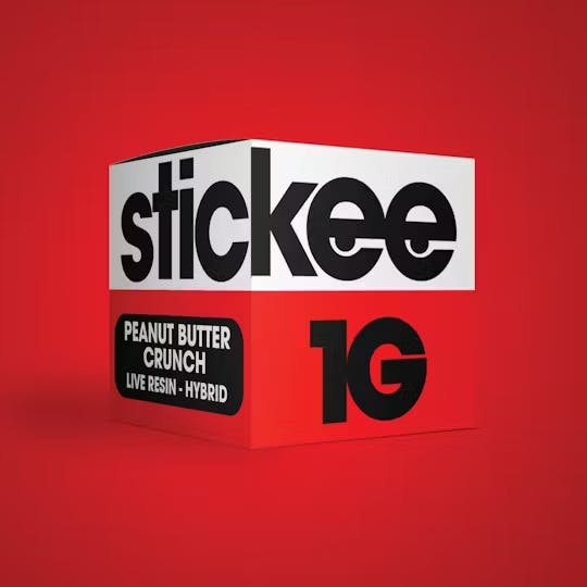 Stickee - 1g Live Resin - Peanut Butter Crunch