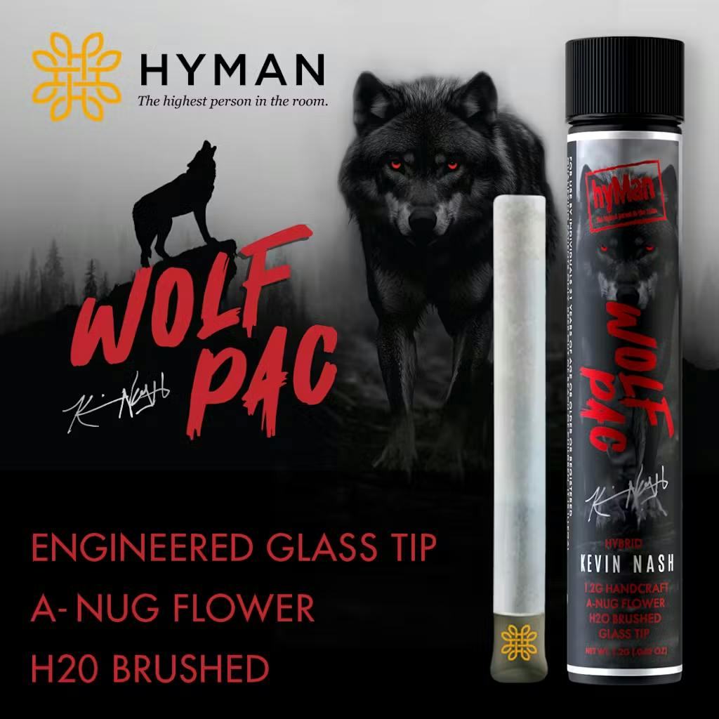 Hyman - 1.2g Handcraft Preroll - Wolf Pac