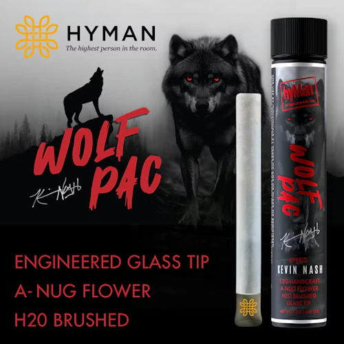 Hyman - 1.2g Handcraft Preroll - Wolf Pac