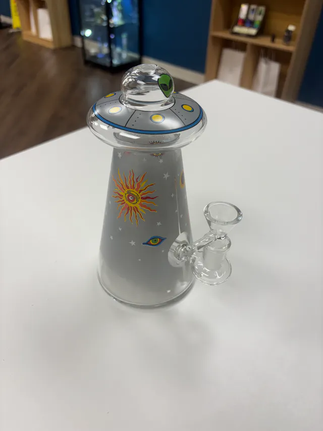 Phoenix Star Glass Fun Design Bubbler UFO (glassware)