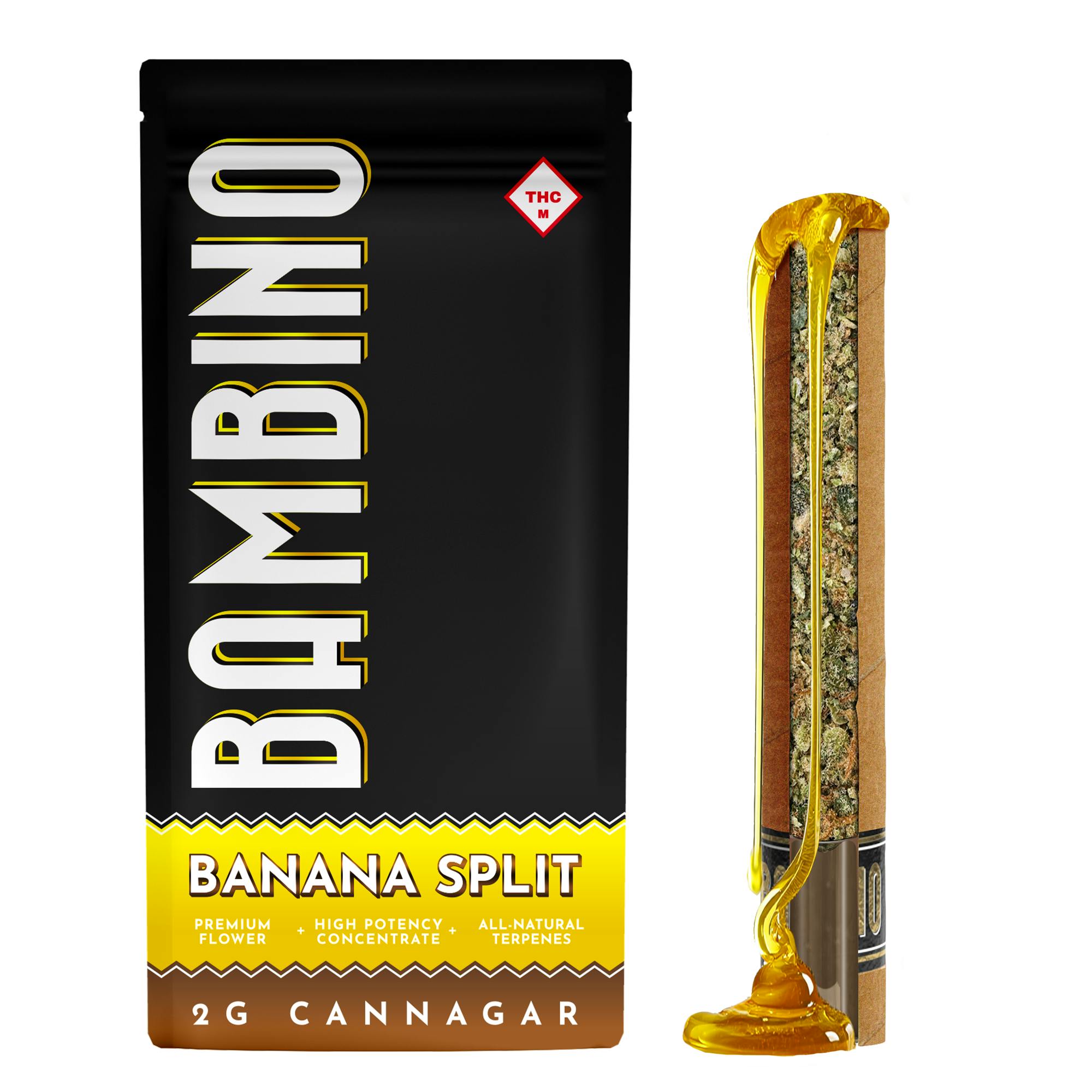 Bambino Bambino: Infused Blunt | Banana Split | 2g Marijuana
