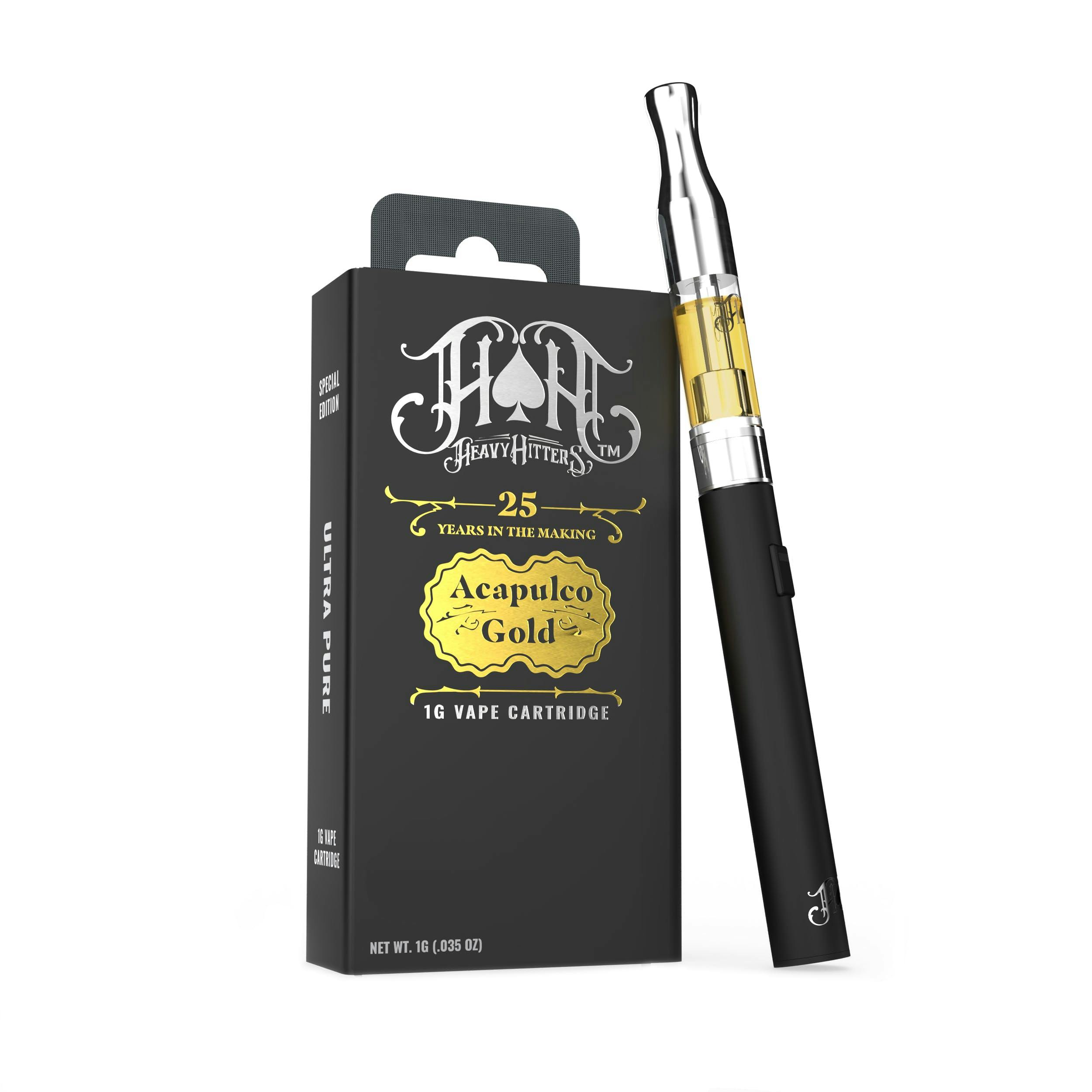 Heavy Hitter Acapulco Gold Vape Cart 1g Sacred Bloom Cannabis