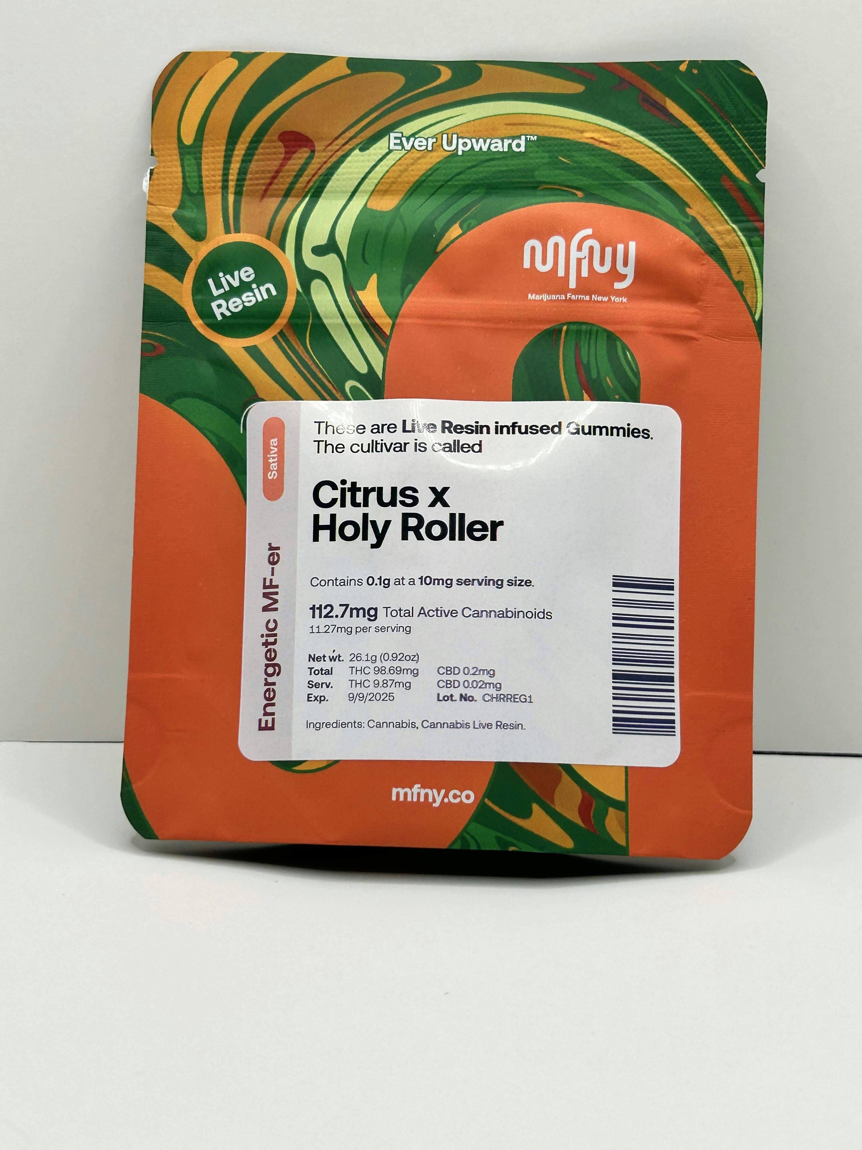 Photo of MFNY – Citrus x Holy Roller Gummies – 100mg