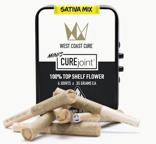 West Coast Cure LA grown weed 6 pack pre-rolls