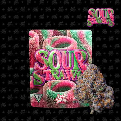 Seed Junky - 3.5g Prepack - Sour Straws - FLOWER by Seed Junky at King of Budz