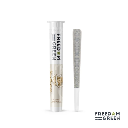 Freedom Green - 1g Preroll - Cream Pop