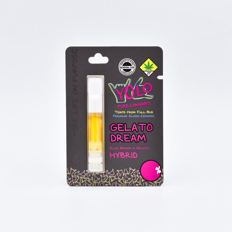 Yolo: Gelato Dream - Ceramic Live Resin Cartridge