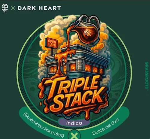 Dark Heart Collection Triple Stack Whole Flower 3.5g-1