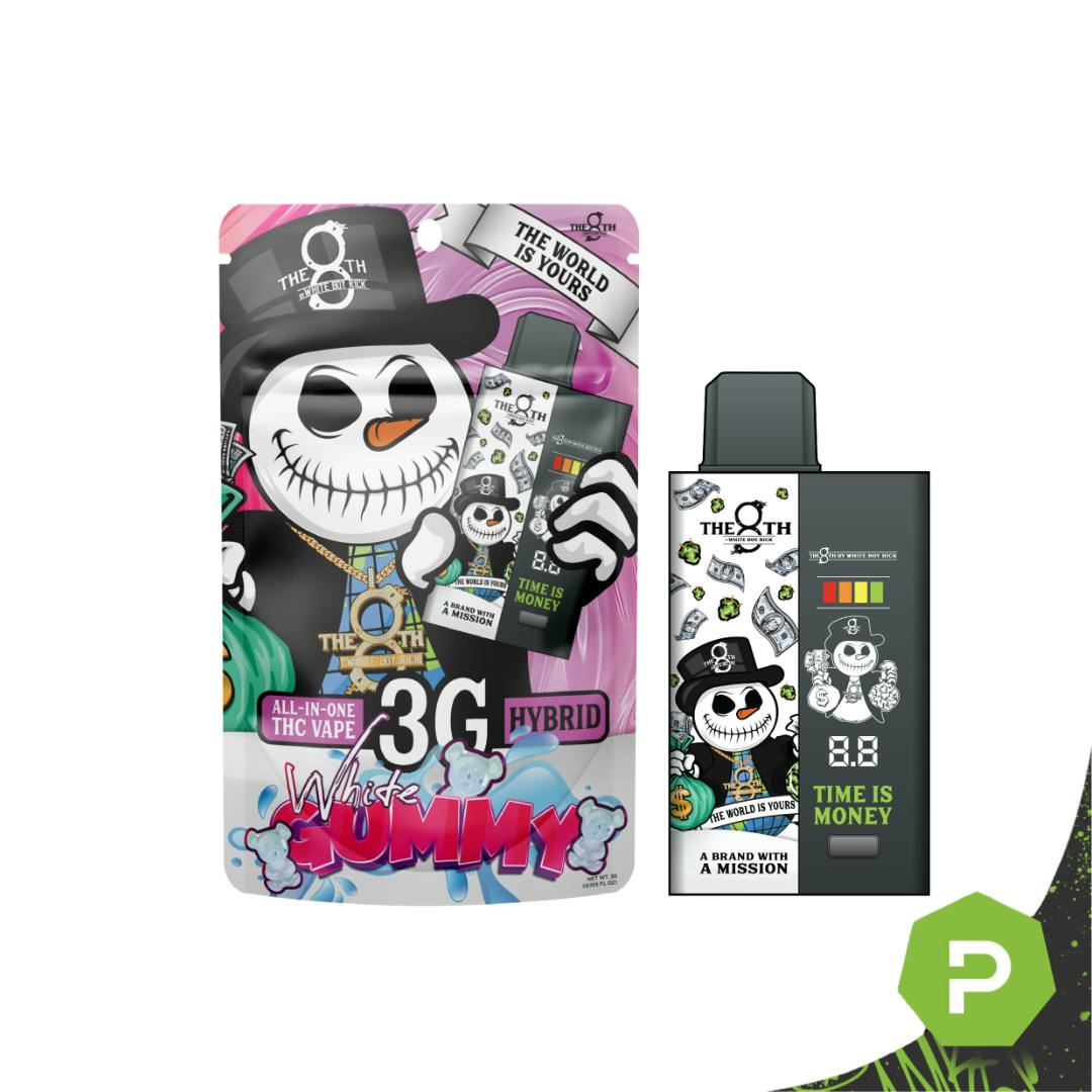 The 8th White Boy Rick Disposable | White Gummy