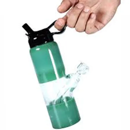 Empire Smokes Honeydew Water Bottle Pipe-active