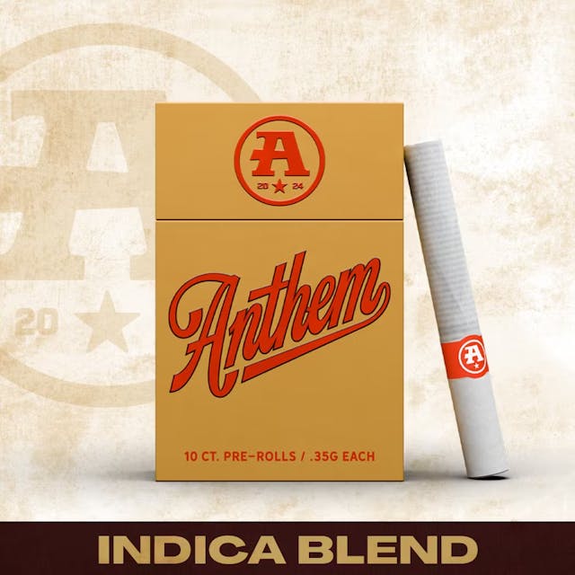 Indica Blend - 0.35g 10pk Pre Rolls - Anthem - Image 2