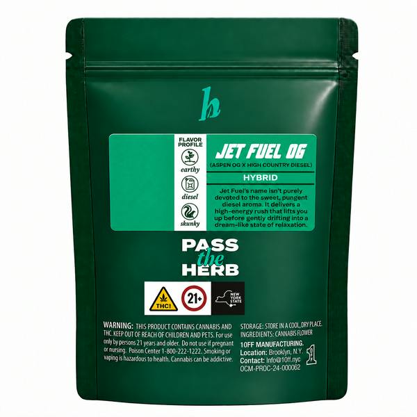 Herb - Flower - Jet Fuel OG - Pre- Ground