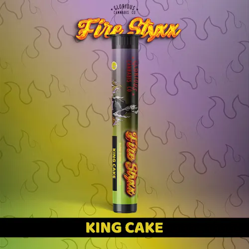 Simpler Daze Fire Styxx King Cake 1g Infused Pre-Roll-1