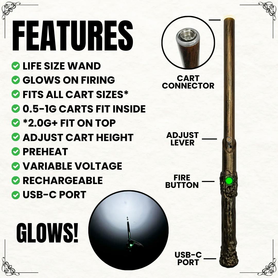 Smyle Labs | Wandjamin Cart Battery with LED Light & Slide to Hide Feature-1