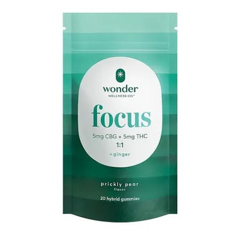 WONDER | PRICKLY PEAR - FOCUS GUMMIES | 1:1 CBG:THC 200MG