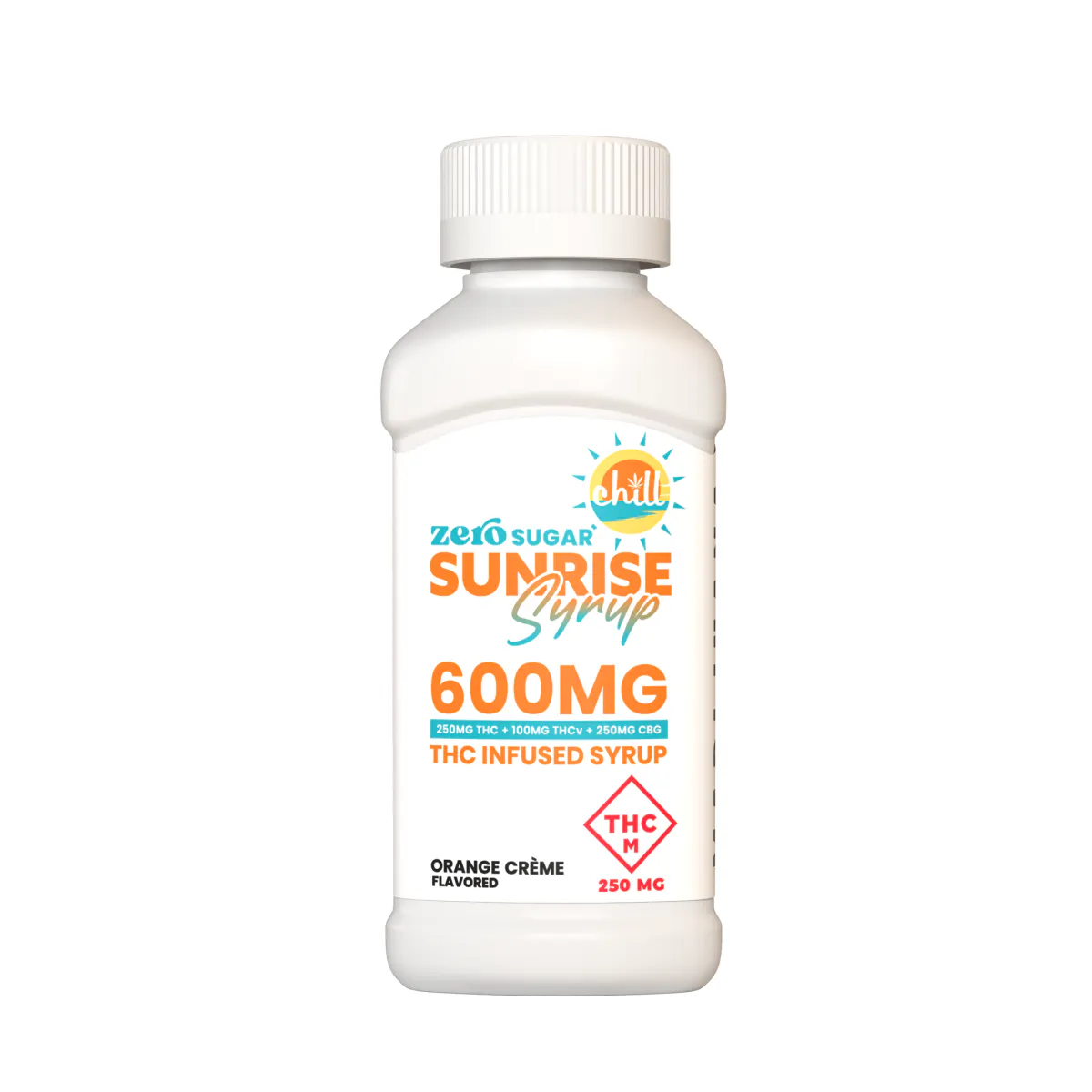5:5:2 THC/CBG/THCV Orange Crème - Chill Medicated - 250mg Zero