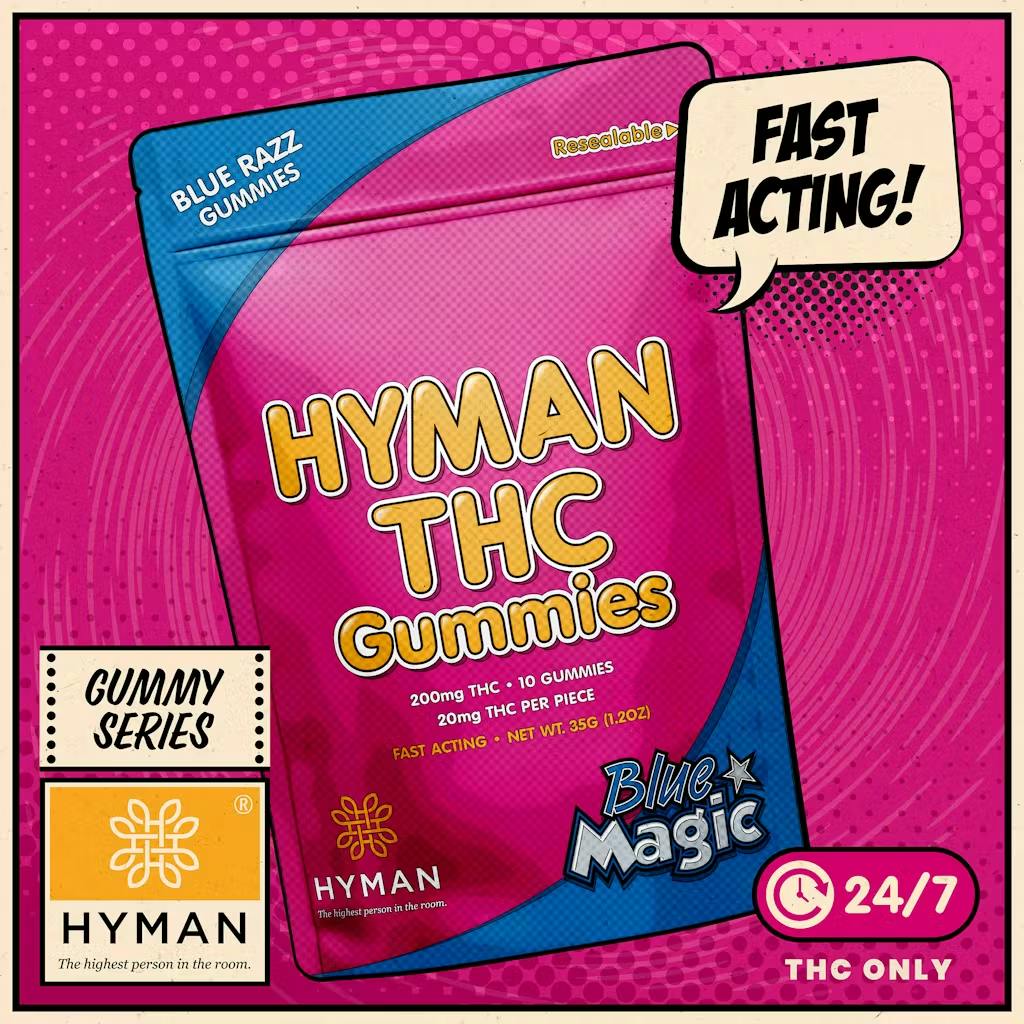 Hyman - 200mg Gummies - Blue Magic (All Day)