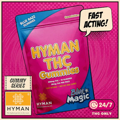 Hyman - 200mg Gummies - Blue Magic (All Day)