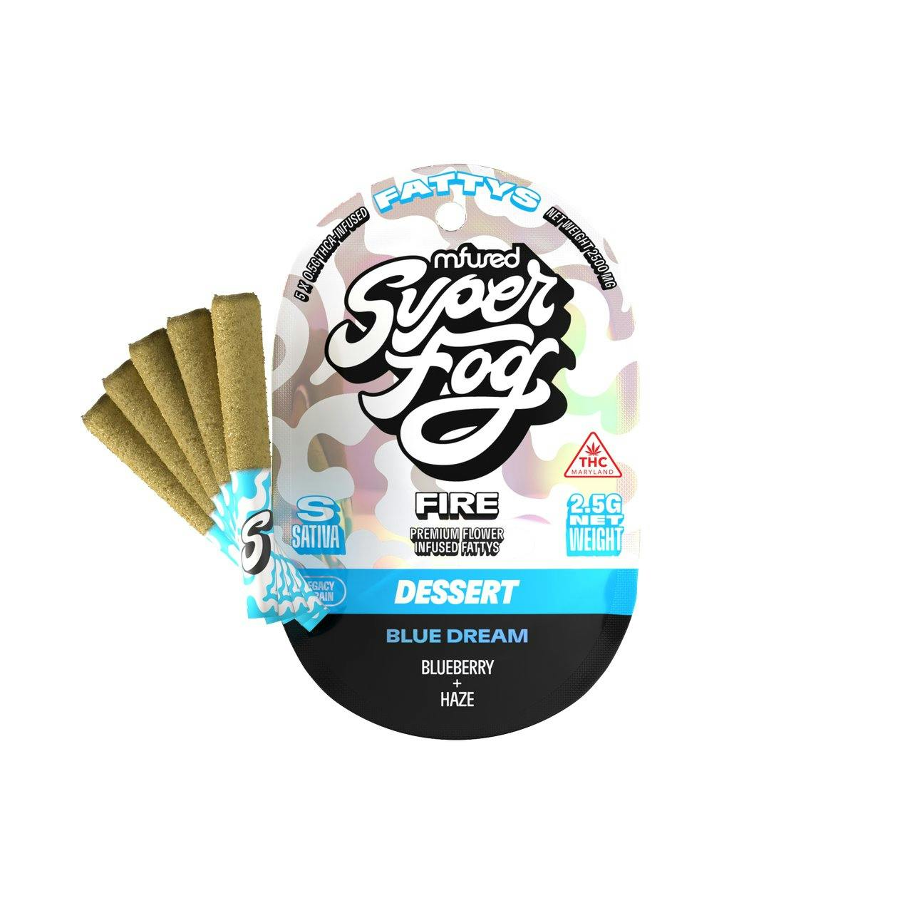 mfused super fog flavors - Blue Dream Infused Pre-Rolls x 5pk at Health for Life Select Flavor ::Honeydew Punch TROPICAL RAINBOW BLAST FUNKY Blue Razz Cotton Clouds