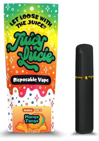 Juicy Lucie Juicy Lucie - Mango Tango - Disposable Vape - Nirvana Cannabis  Dispensaries Cannabis in AZ, MI, MD & IL