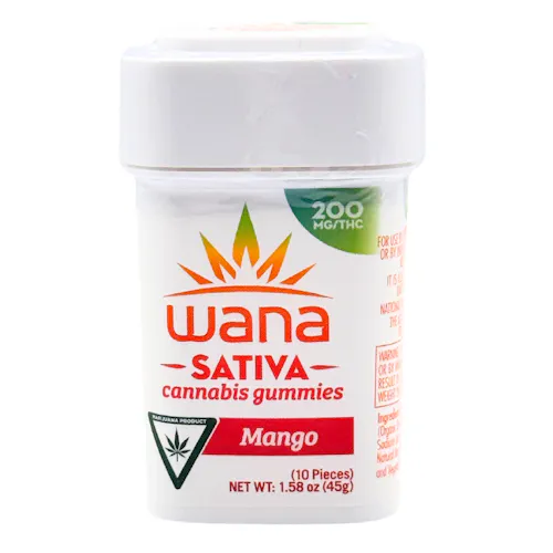 Wana | 200mg Classic Scored Gummies | Mango-1