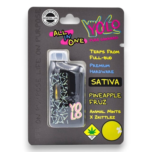 Yolo AIO - Pineapple Fruz - 1g