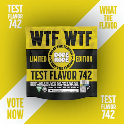 Dope Rope - 200mg Gummies - Test Flavor 742 (WTF)