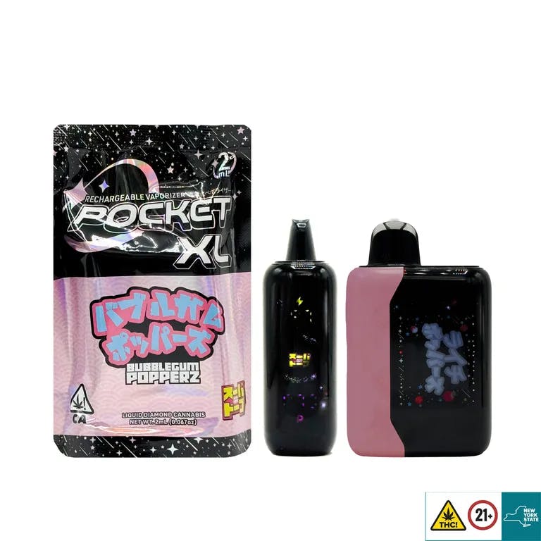 Super Dope - 2g Liquid Diamond Disposable - Bubblegum Popperz