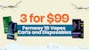3 Fernway 1G Vapes for $99 - Carts and Disposables