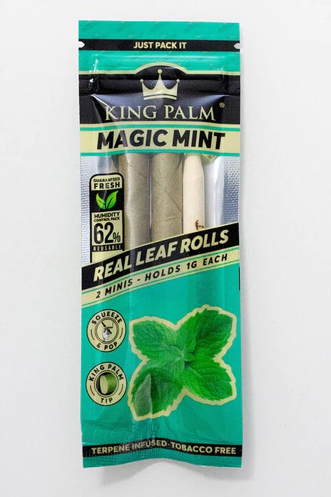 King Palm - Hand-Rolled flavor Mini Leaf - Magic Mint