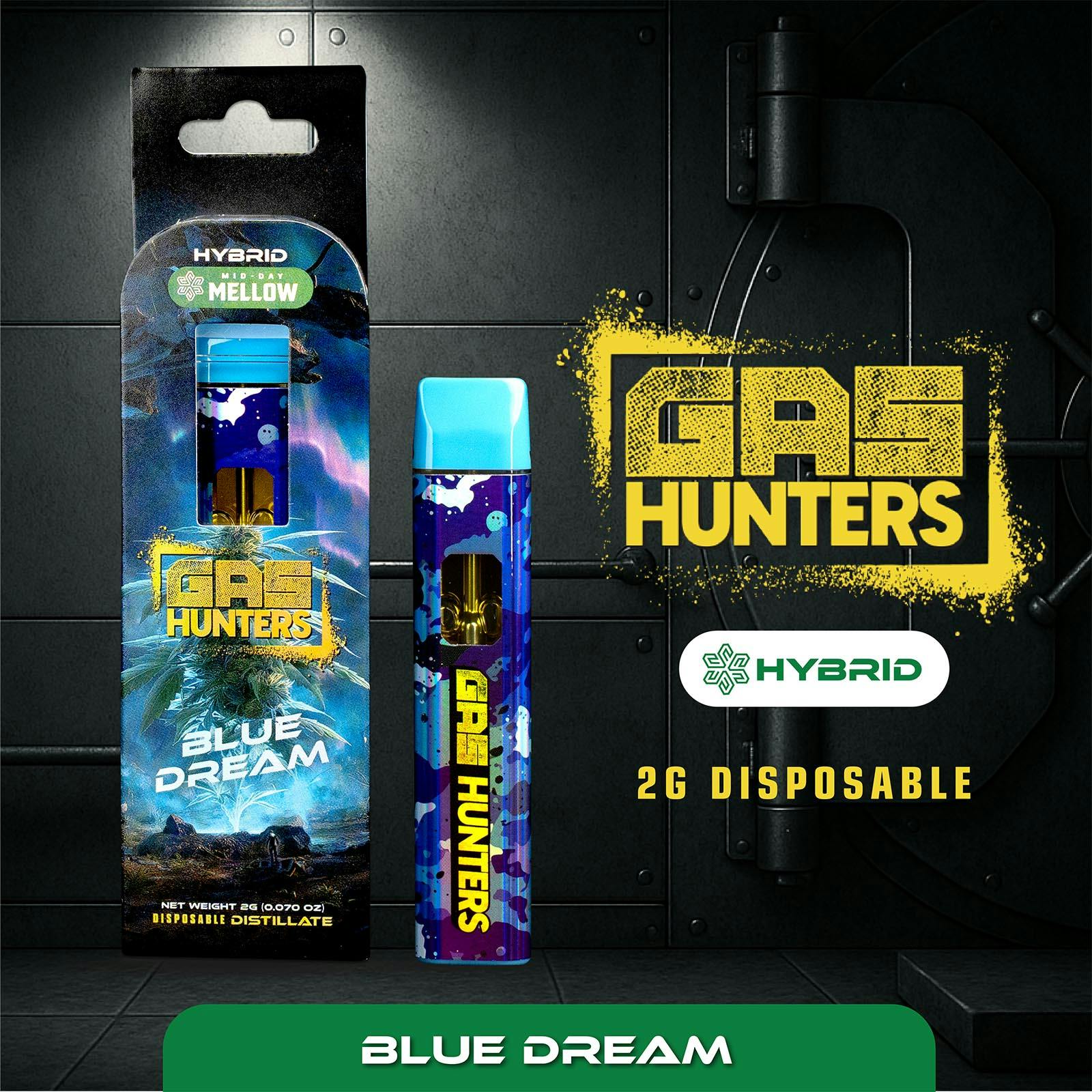 Gas Hunters - 2g Disposable - Blue Deam
