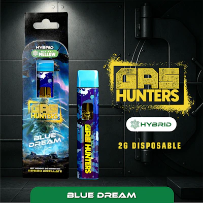 Gas Hunters - 2g Disposable - Blue Deam - DISPOSABLES by GAS HUNTERS at King of Budz