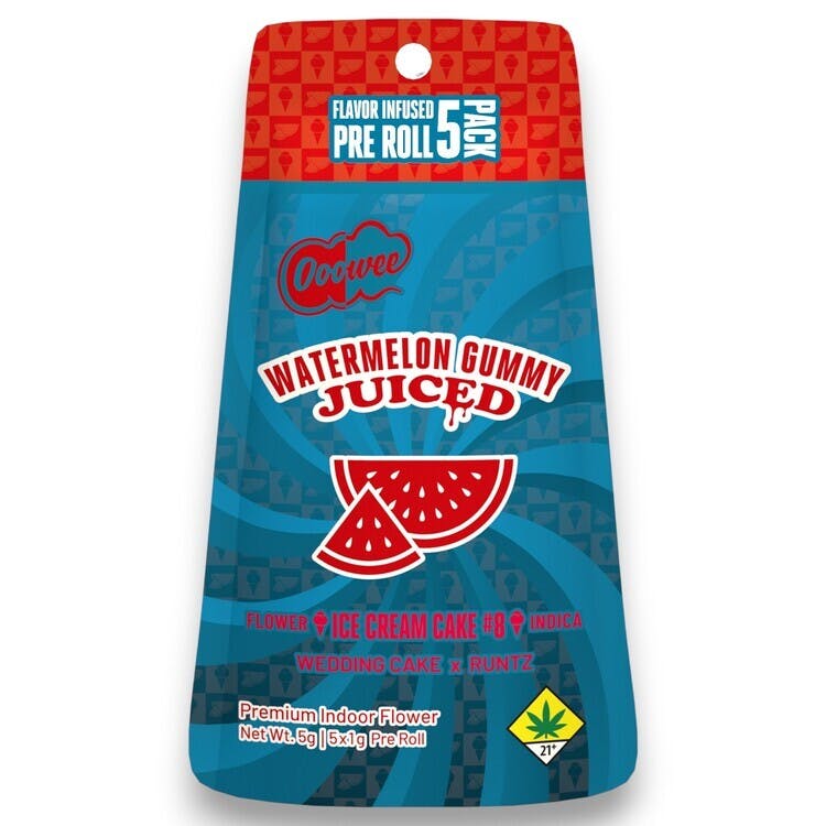 Ooowee Juiced: Watermelon Gummy - IPR 5pk