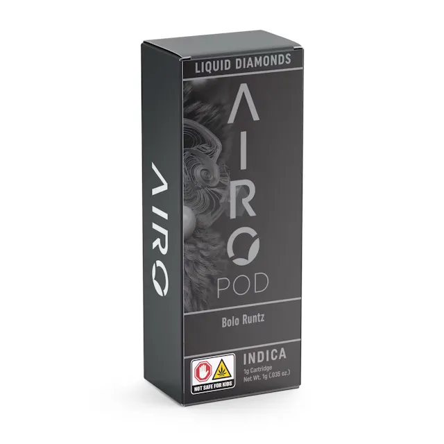 Airo Liquid Diamonds Pod Bolo Runtz 1g (indica, cartridges)