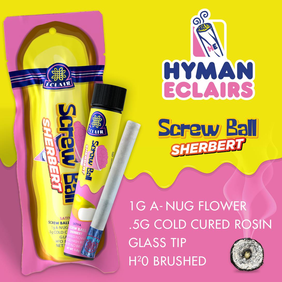 ScrewBall Sherbert | 1.5G Eclair Handcraft