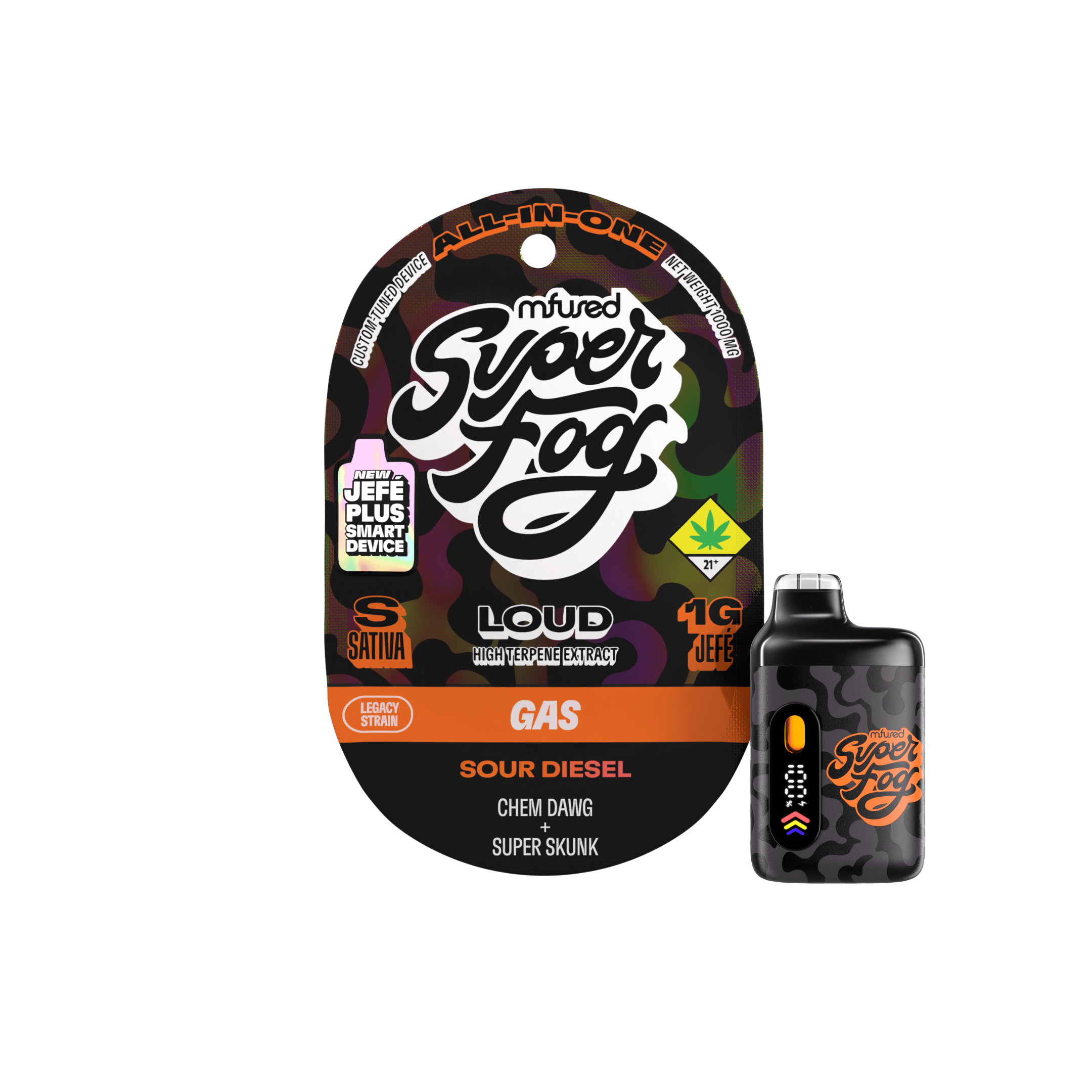 LOUD High Terpene Extract 1g Jefé Plus - Sour Diesel