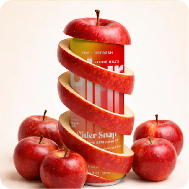 Blur Beverage Cider Snap 10mg/12oz (hybrid, drinks)