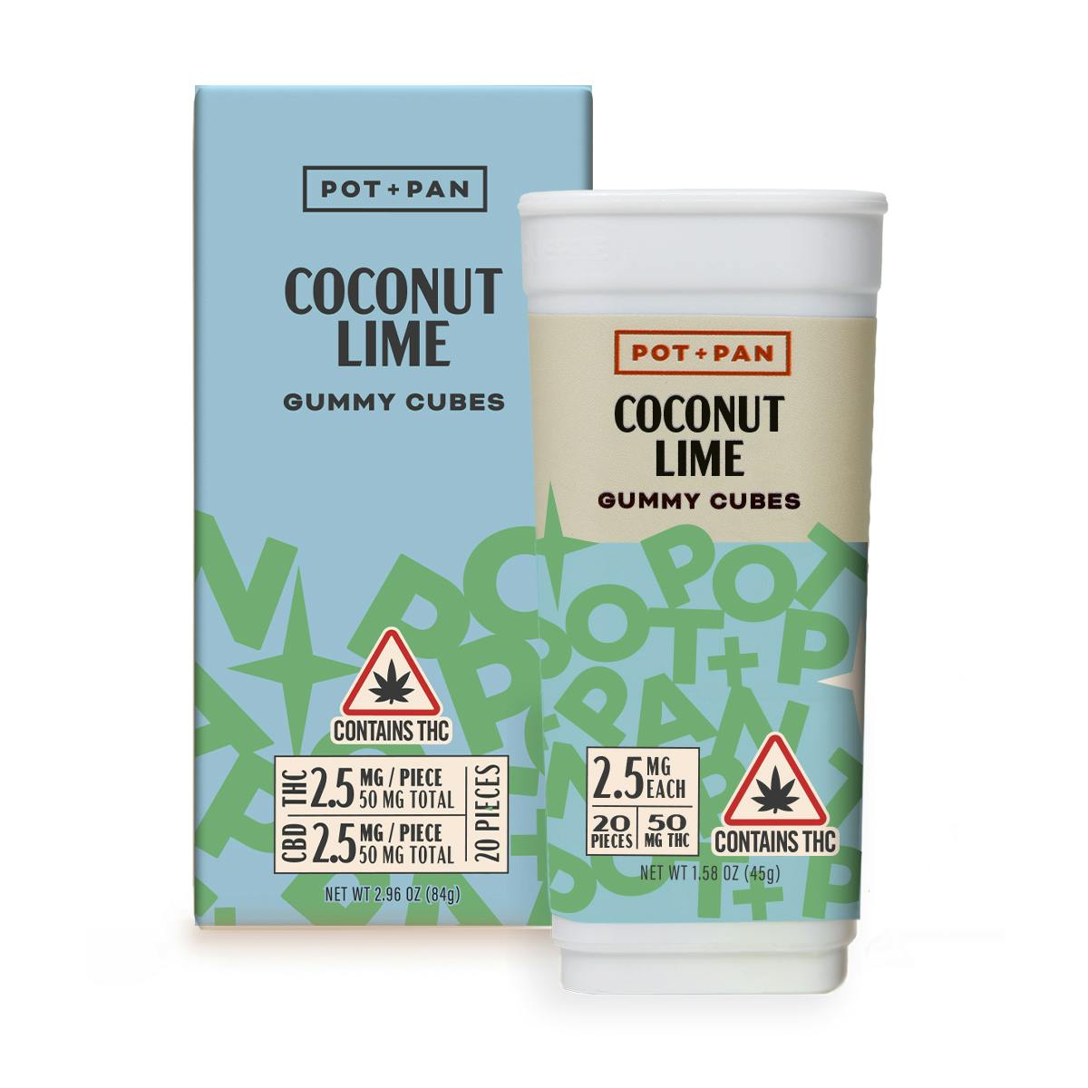Image of Coconut Lime | 50mg 1:1 Gummies