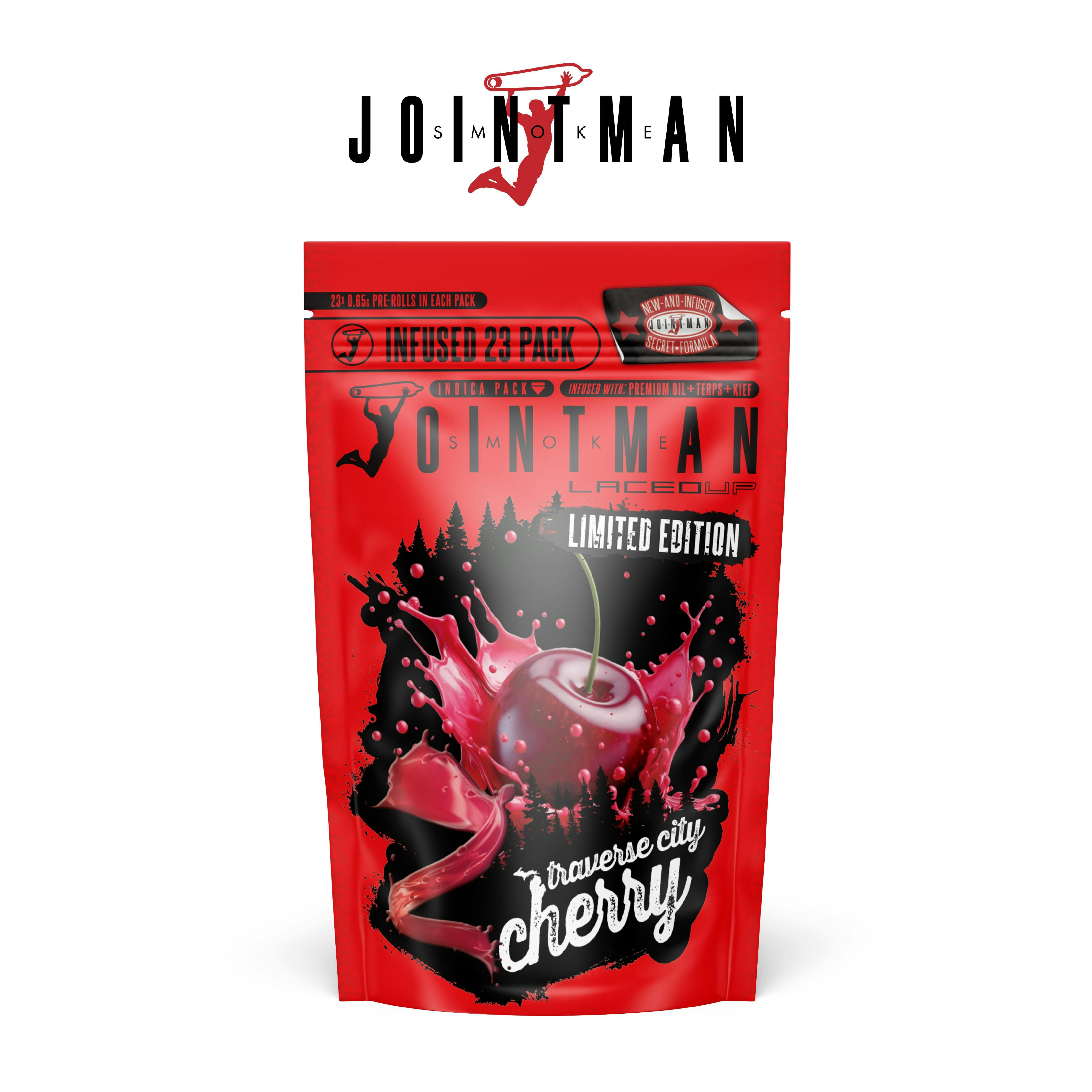 Jointman - 23-Pack .65g Infused Prerolls - Traverse City Cherry