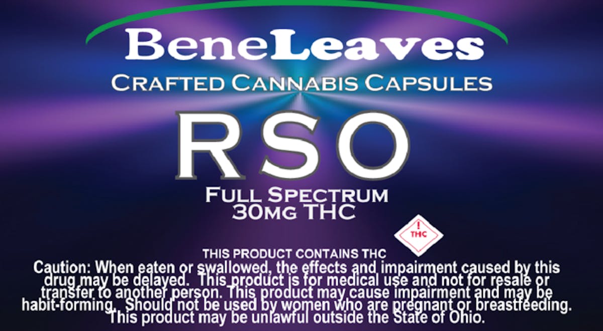 Photo of RSO 30mg Capsules