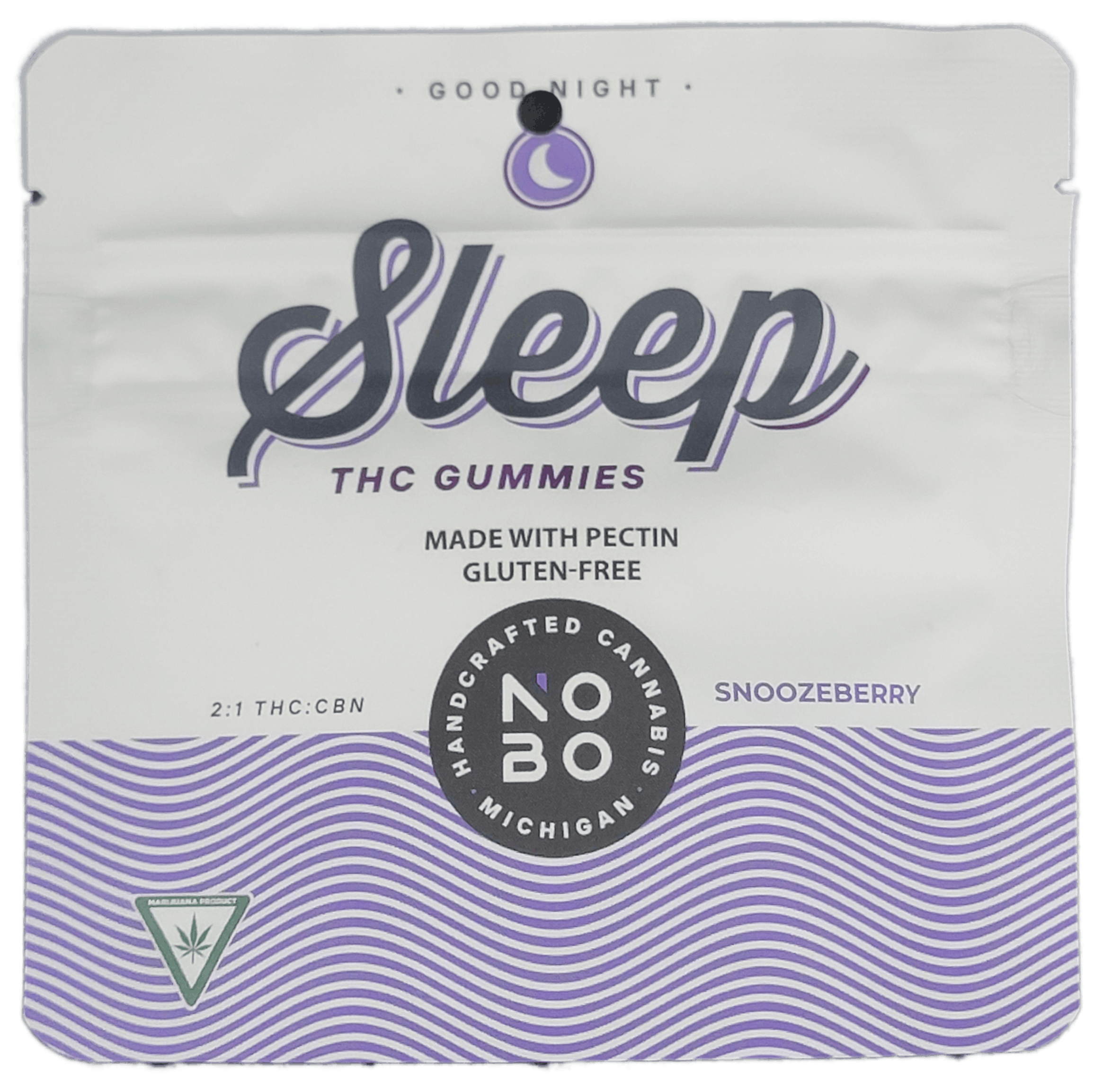NOBO | Sleep - Snoozberry 2:1 | Gummies | 200mg THC:CBN | NOBO
